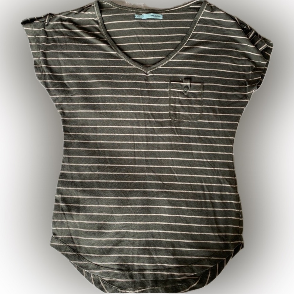 Green Stripped Shirt